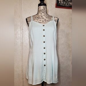 TORRID Light Blue Button-Down TOP SIZE:0